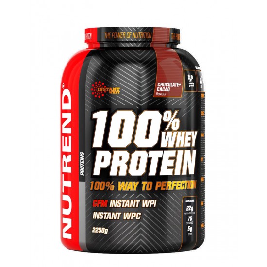 100% Whey Protein, Chocolate Cocoa - 2250g