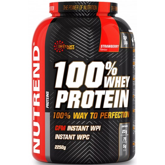 100% Whey Protein, Strawberry - 2250g