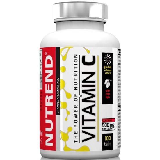 Vitamin C with rose hips, 500mg - 100 tabs