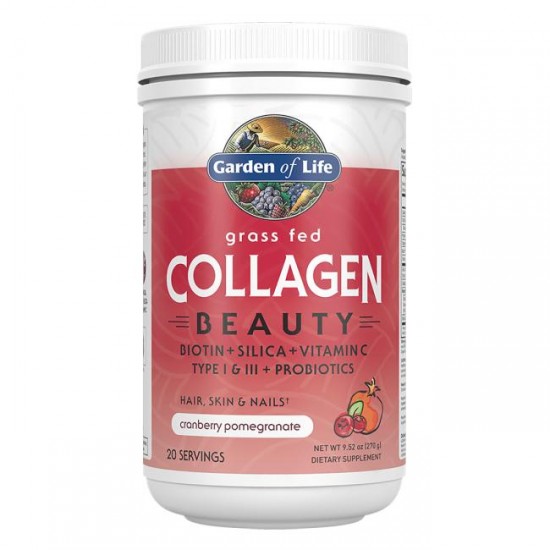 Grass Fed Collagen Beauty, Cranberry Pomegranate - 270g