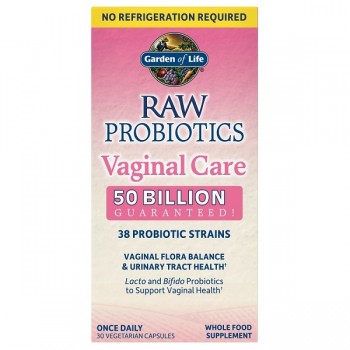 Raw Probiotics Vaginal Care (Shelf-Stable) - 30 vcaps