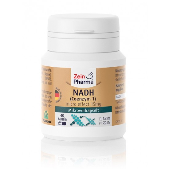 NADH (Coenzyme 1), 15mg - 40 caps