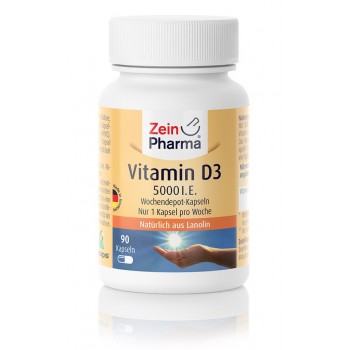Vitamin D3, 5000 IU - 90 caps