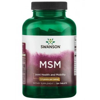 MSM, 1500mg - 120 tablets