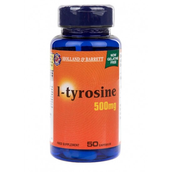 L-Tyrosine, 500mg - 50 caps
