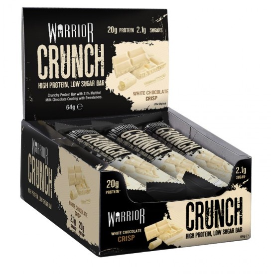 Crunch Bar, White Chocolate Crisp - 12 bars