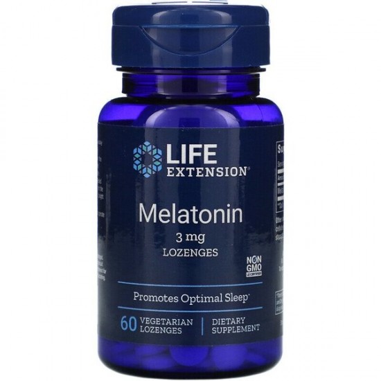 Melatonin, 3mg - 60 vegetarian lozenges