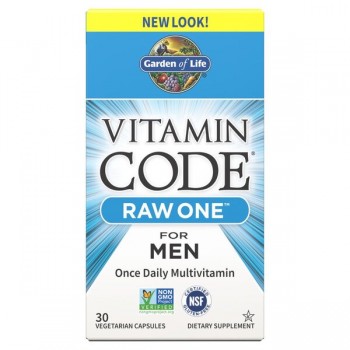 Vitamin Code Raw One vyrams - 30 v-kapsulių