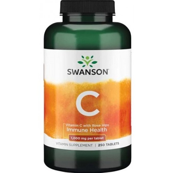 Vitamin C with Rose Hips, 1000mg - 250 tabs