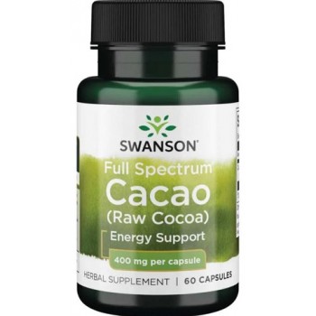 Full Spectrum Cacao (Raw Cocoa), 400mg - 60 caps