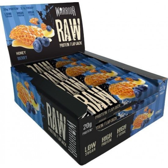 Raw Protein Flapjack, Honey Berry - 12 bars