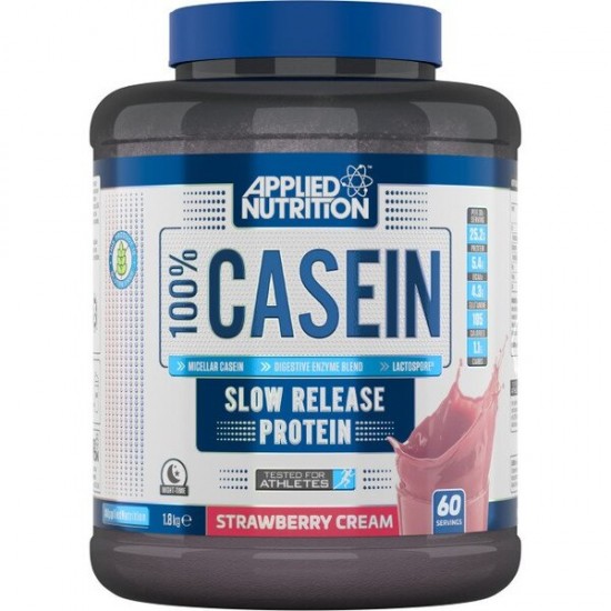 100% Casein Protein, Strawberry - 1800g