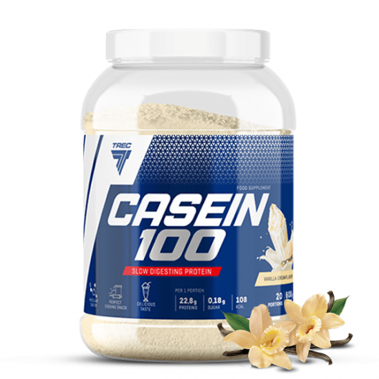 Casein 100, Vanilla - 600g