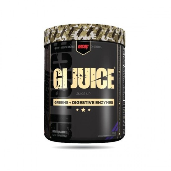 GI Juice - Greens + Digestive Enzymes, Grape - 450g