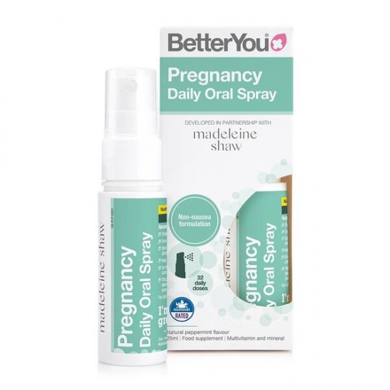 Pregnancy Daily Oral Spray, Natural Peppermint - 25 ml.