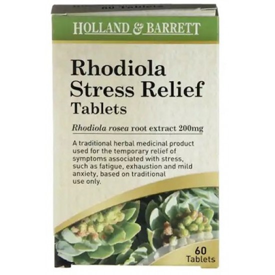 Rhodiola Stress Relief, 200mg - 60 tablets