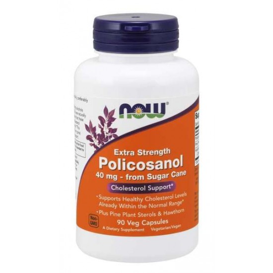 Policosanol, 40mg Extra Strength - 90 vcaps