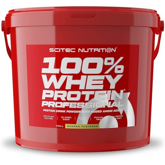 100% Whey Protein Professional, Banana (EAN 5999100021464) - 5000g