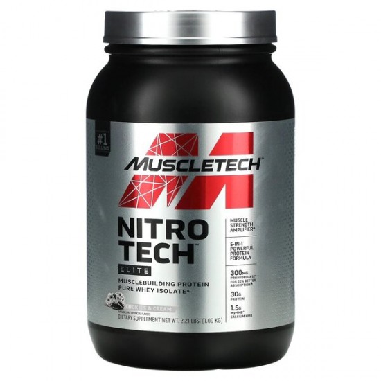 Nitro-Tech Elite, Cookies & Cream - 1000g