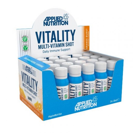 Vitality Multi-Vitamin Shot, Orange Burst - 24 x 38 ml.