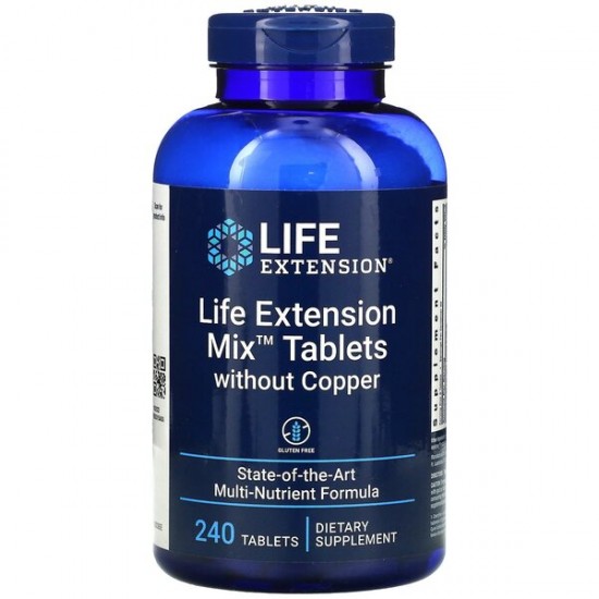 Life Extension Mix Tablets without Copper - 240 tablets