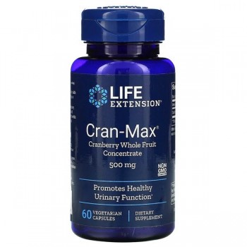Cran-Max Cranberry Whole Fruit Concentrate, 500mg - 60 vcaps