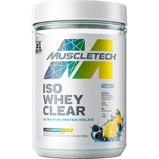 Iso Whey Clear, Lemon Berry Blizzard - 503g