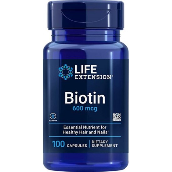 Biotin, 600mcg - 100 caps