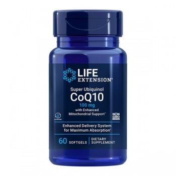 Super Ubiquinol CoQ10 with Enhanced Mitochondrial Support, 100mg - 60 softgels