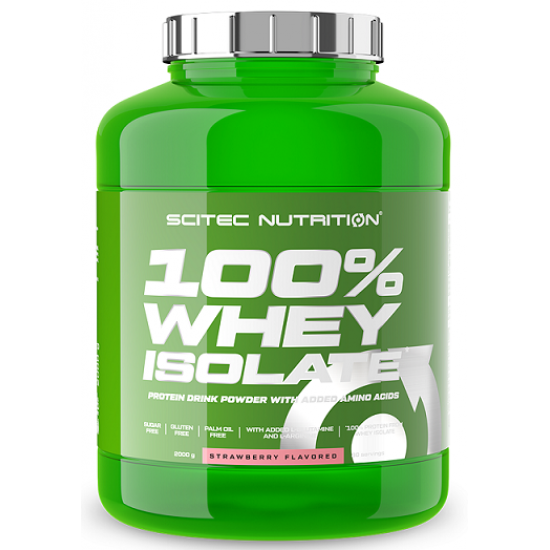 100% Whey Isolate, Strawberry - 2000g