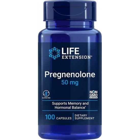 Pregnenolone, 50mg - 100 caps