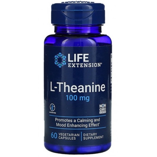L-Theanine, 100mg - 60 vcaps