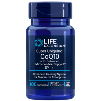 Super Ubiquinol CoQ10 with Enhanced Mitochondrial Support, 50mg - 100 softgels