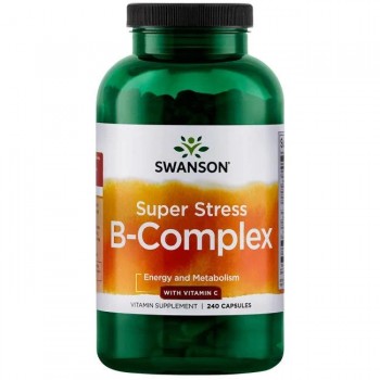 Super Stress B-kompleks C-vitamiiniga - 240 kapslit