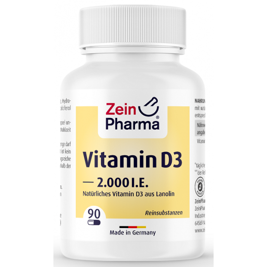 Vitamin D3, 2000IU - 90 caps