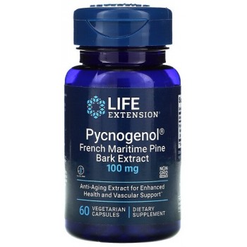 Pycnogenol French Maritime Pine Bark Extract, 100mg - 60 vcaps