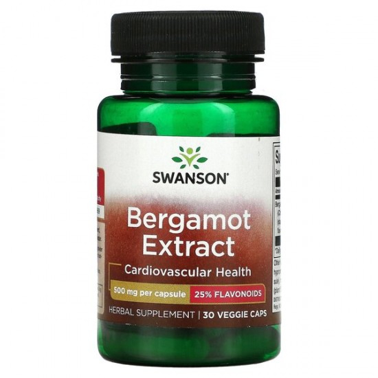 Bergamot Extract, 500mg - 30 vcaps