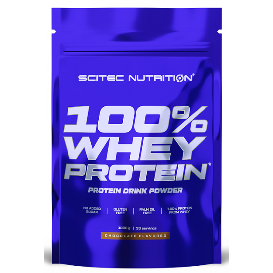 100% Whey Protein, Chocolate - 1000g