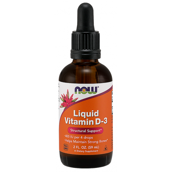 Vitamin D-3 Liquid, 400 IU - 59 ml.