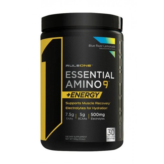 Essential Amino 9 + Energy, Blue Razz Lemonade - 345g