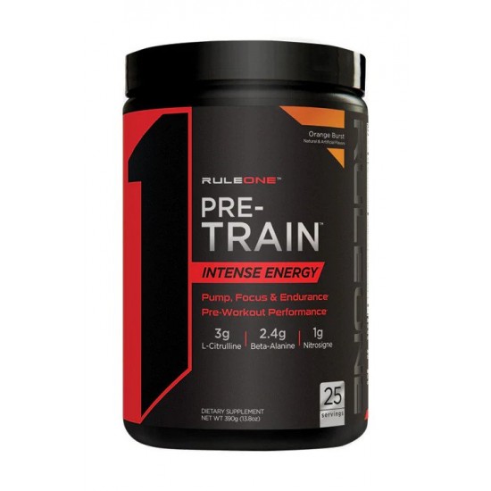 Pre-Train Intense Energy, Orange Burst - 390g