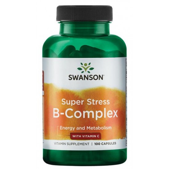 Super Stress B-Complex with Vitamin C - 100 caps