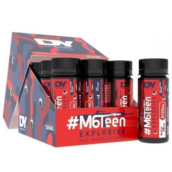 #M6Teen Explosive Pre-Workout Shot, Blueberry - 12 x 60ml.