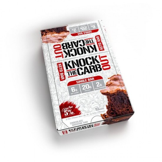 Knock The Carb Out - Legendary Series, Chocolate Brownie Bar - 10 bars