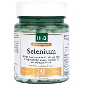 Selenium, 200mcg - 240 tablets