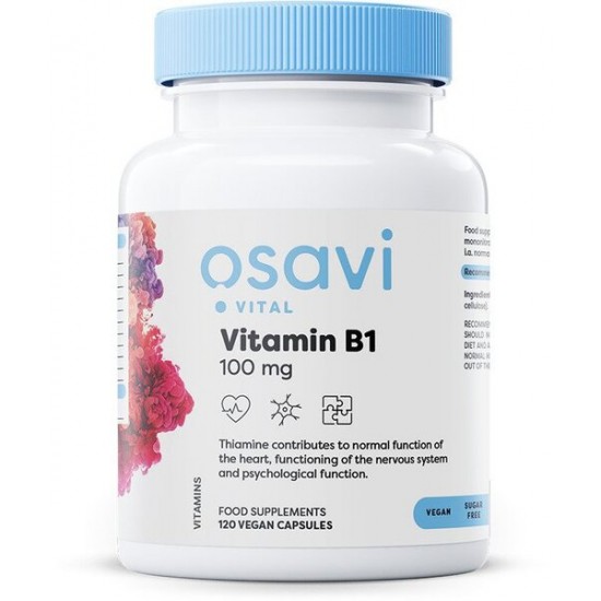 Vitamin B1, 100mg - 120 vegan caps