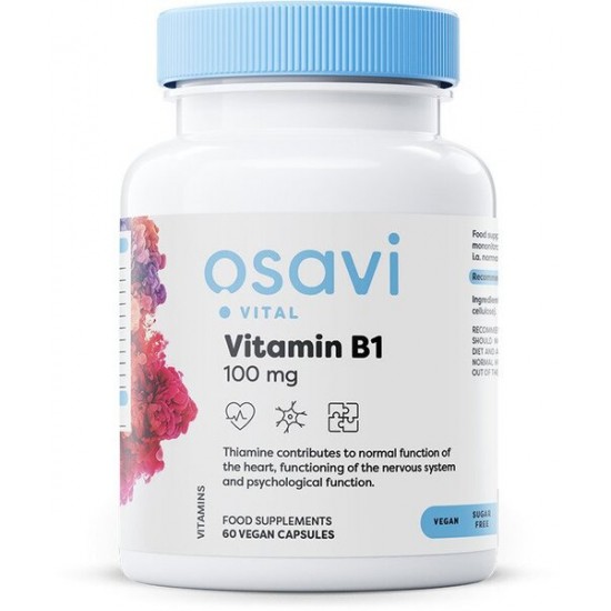Vitamin B1, 100mg - 60 vegan caps