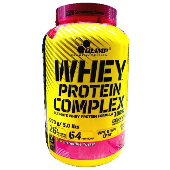 Whey Protein Complex 100%, Strawberry (EAN 5901330067525) - 2270g