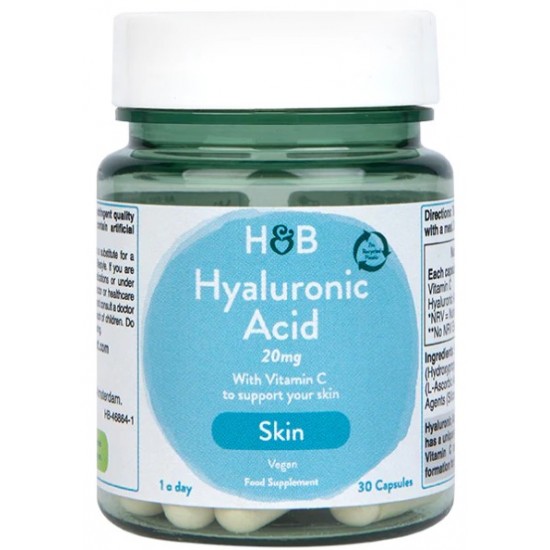 Hyaluronic Acid with Vitamin C, 20mg - 30 caps