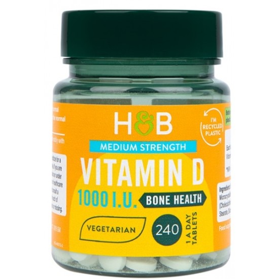Vitamin D, 25mcg - 240 tabs